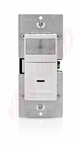 Photo 1 of IPV15-1LZ : Leviton Vacancy Detector, 180° Field of View, 900 Sq. Ft, White/Ivory/Light Almond