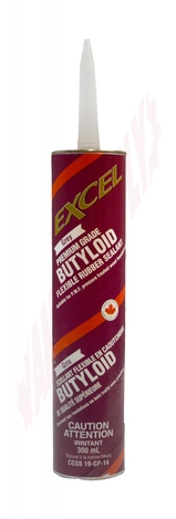 Photo 1 of 1230GRY : Excel Premium Butyloid Rubber Caulk, Grey, 300ml