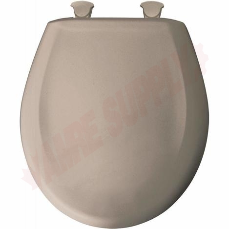 Photo 1 of 200SLOWT-068 : Bemis Closed Front with Cover Toilet Seat, Round, Fawn Beige
