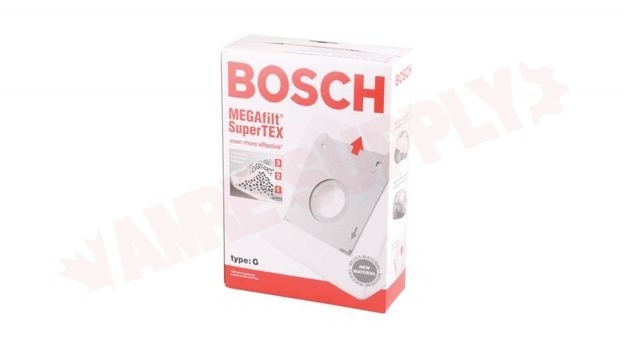 Photo 1 of 00462544 : Bosch Filter Bags, Type G, 5/Pack