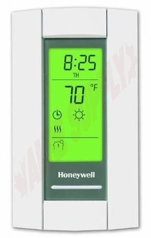 Photo 1 of TL8230A1003 : Honeywell Home LineVoltPRO Digital Thermostat, Programmable, Heat Only, 208/240V, DPST