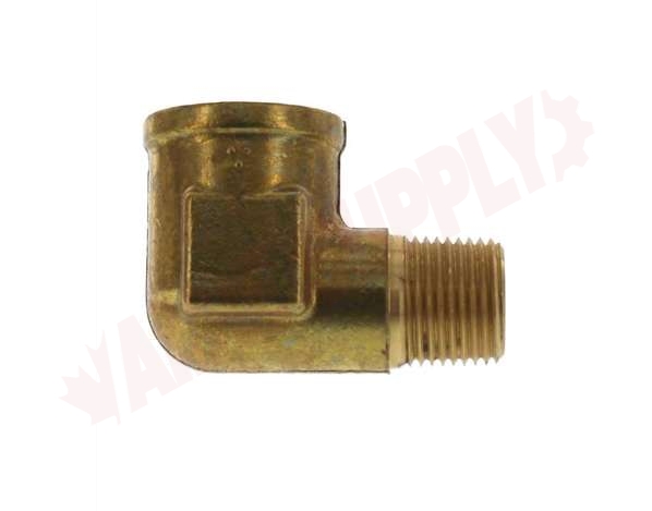 Photo 1 of 116-DC : Fairview 1/2 FPT x 3/8 MPT Brass Forged 90° Street Elbow