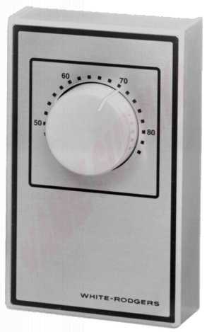 Photo 1 of 1A66W-633 : Emerson White-Rodgers Line Voltage Electric Heat Thermostat, 240-277V, °F