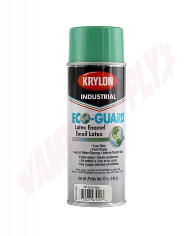 Photo 1 of K07905000 : Krylon Eco-Guard Spray Paint, 12oz, OSHA Green