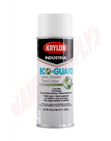 Photo 1 of K07909000 : Krylon Eco-Guard Spray Paint, 12oz, Gloss White