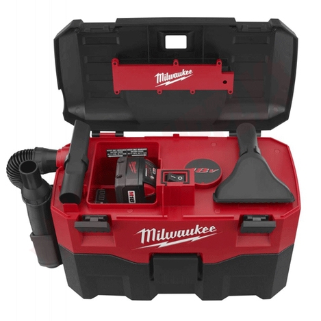 Photo 2 of 0880-20 : Milwaukee M18 Cordless LITHIUM-ION Wet/Dry Vacuum - Bare Tool