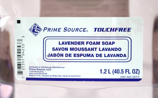 Photo 5 of 76004253 : Prime Source Antibacterial Foaming Hand Soap, 2x1200mL Cartridges