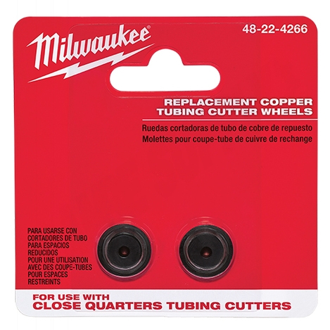 Photo 2 of 48-22-4266 : Milwaukee Close Quarters Cutter Replacement Blade Wheels, 2/Pack