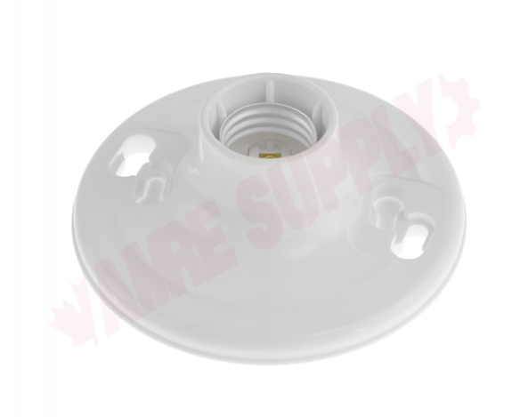 Leviton R00-8829-CW4 Keyless Plastic Lampholder White 