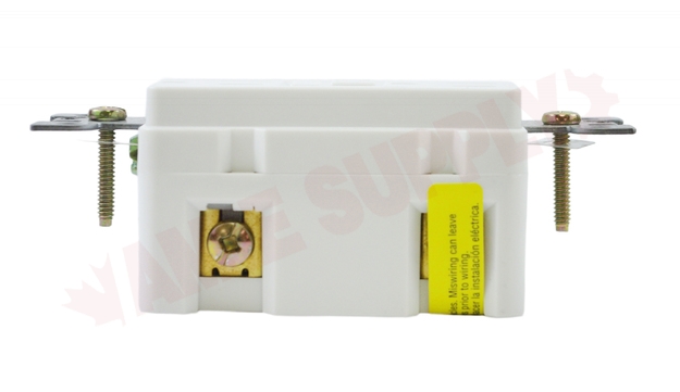 Photo 8 of GFNT1-W : Leviton SmartlockPro Self-Test Ground Fault Current Interrupter (GFCI), 15A, Lit, White