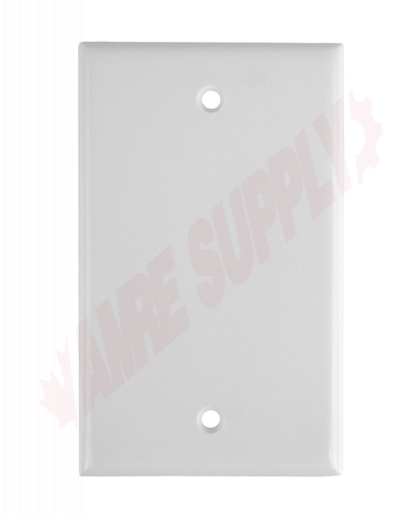 Photo 1 of 88014-W : Leviton Blank Wall Plate, 1 Gang, White