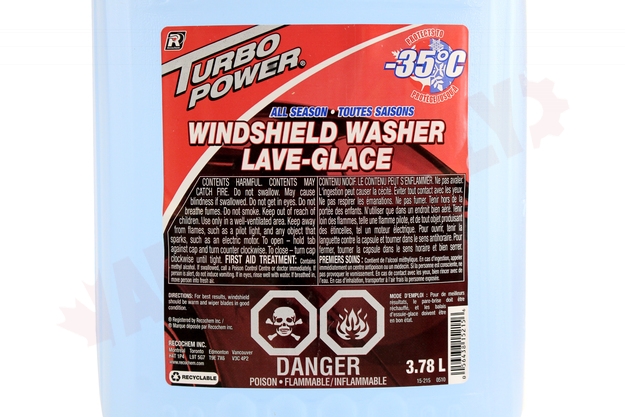 Photo 2 of PM-35 : Turbo Power -35 Windshield Washer Fluid, 4L