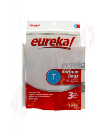Photo 3 of 61555B : Eureka Vacuum Bags, T Style, 3/Pack