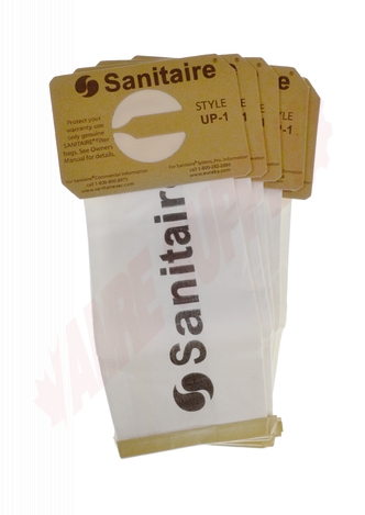 Photo 2 of 62100-10 : Sanitaire Vacuum Bags, UP-1 Style, For SC600, 5/Pack