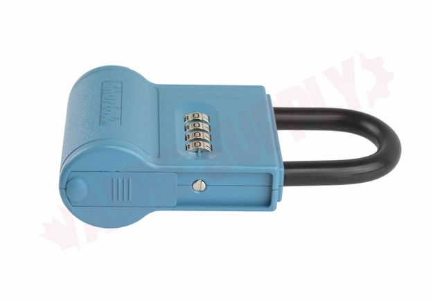Photo 4 of SL100W : ShurLok Blue Combination LockBox Padlock 4 Dial Numbered