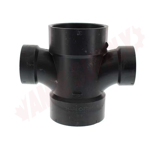 Photo 1 of 600379 : Bow 3 x 2 Hub Fit ABS Double Sanitary Tee