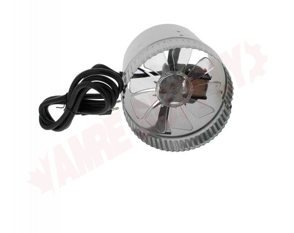 Photo 5 of T9-DB206C : In-Line Duct Booster Fan, 6 Dia, 250 CFM, 115V, with Cord