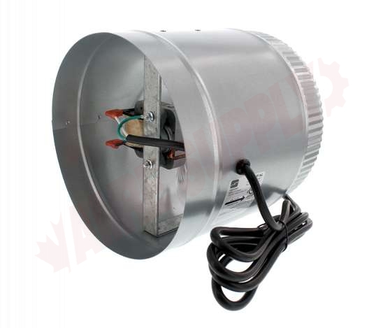 Photo 6 of T9-DB208C : In-Line Duct Booster Fan, 8 Dia, 500 CFM, 115V, with Cord