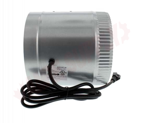 Photo 7 of T9-DB208C : In-Line Duct Booster Fan, 8 Dia, 500 CFM, 115V, with Cord