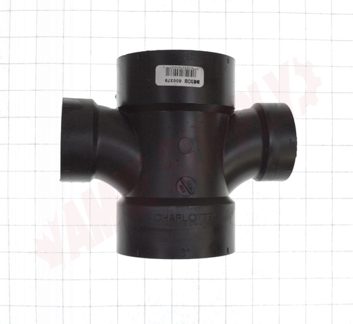 Photo 11 of 600379 : Bow 3 x 2 Hub Fit ABS Double Sanitary Tee