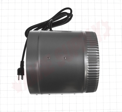Photo 14 of T9-DB208C : In-Line Duct Booster Fan, 8 Dia, 500 CFM, 115V, with Cord