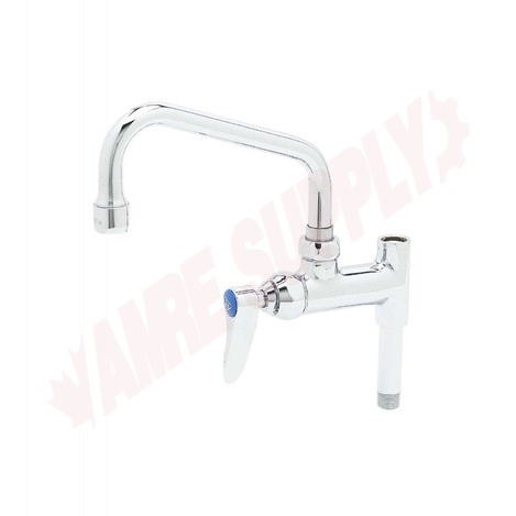 Photo 1 of B-0155 : T&S Pre-Rinse Add-On Faucet, 6 Nozzle, Lever Handle, 3 Nipple