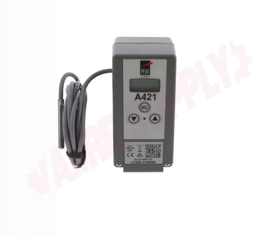 Photo 1 of A421GBF-02C : Johnson Controls A421GBF-02C Electronic Temperature Control with Sensor, 6.6 ft. (2m) Cable