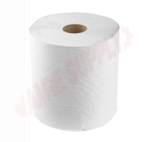 Photo 2 of V03570 : Reliable Brand Hardwound Towel Roll, White, 800 ft/Roll, 6 Rolls/Case