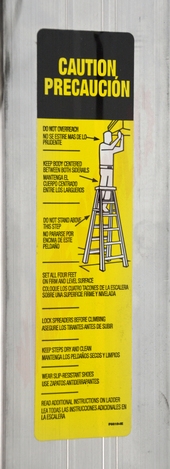 Photo 6 of A683-10 : Sturdy Ladder 12' Aluminum Platform Ladder