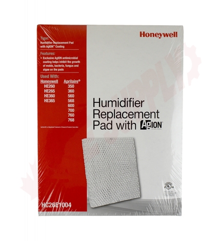 Photo 2 of HC26E1004 : Honeywell HC26E1004 Home Humidifier Pad with Agion Antimicrobial Coating for HE260/5 and HE360/5 Models