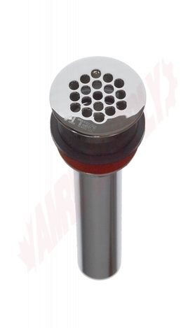 Photo 2 of 33T260 : Delta 1-1/4 x 8-1/4 Open Grid Strainer Bathroom Sink Drain with Overflow Holes, Chrome