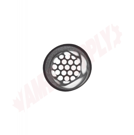 Photo 4 of 33T260 : Delta 1-1/4 x 8-1/4 Open Grid Strainer Bathroom Sink Drain with Overflow Holes, Chrome