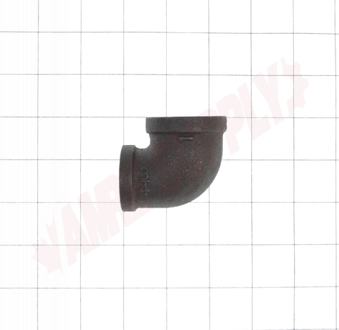 Photo 11 of 5520-154 : Aqua-Dynamic 1 x 3/4 Black Iron 90° Reducing Elbow