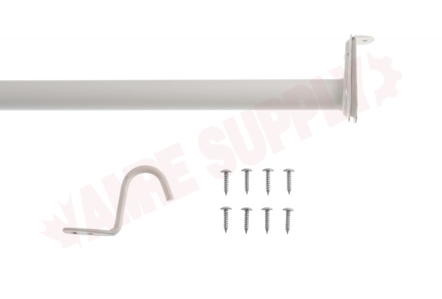 Photo 1 of 25-MR4872W : Taymor Adjustable Closet Rod, 48 - 72, White