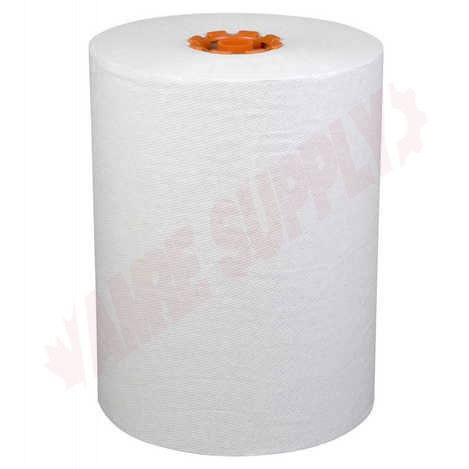 Photo 2 of 47035 : Scott Slimroll Hardwound Towel Roll, White, 580 ft/Roll, 6 Rolls/Case