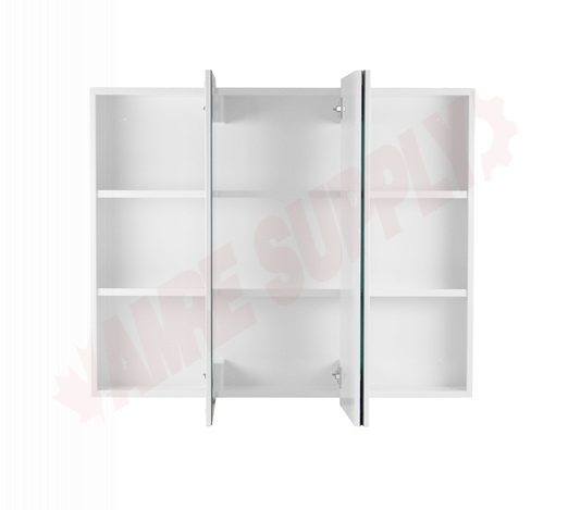 Photo 3 of GS-3630 : Surface Mount Medicine Cabinet, 36 x 30, Swing Door, Bevel Edged Mirrors