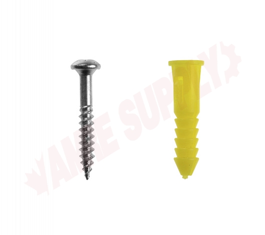 Photo 2 of PAS316VP : Reliable Fasteners Plastic Anchor With Screw, #5-6-7-8 x 3/16, 50/Pack