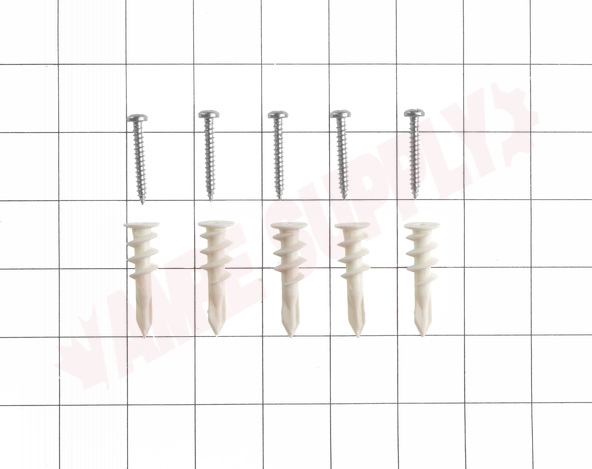 Photo 8 of NA8LVMK : Reliable Fasteners Nylon Anchor with Screw, #8 x 1-5/8, 5/Pack