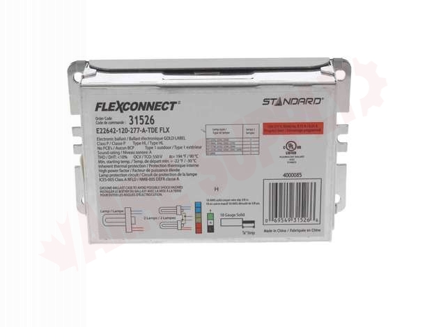 Photo 1 of E22642-120-277 : Standard Lighting FlexConnect Electronic Compact Fluorescent Ballast Kit, 120-277V