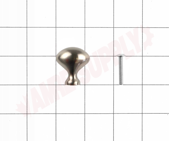 Photo 7 of DP4443195 : Richelieu 1-1/4 Contemporary Knob, Brushed Nickel, 10 Pack