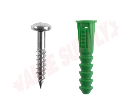 Photo 2 of PAS516VP : Reliable Fasteners Plastic Anchor With Screw, 5/16 12-14, Green, 50/Pack