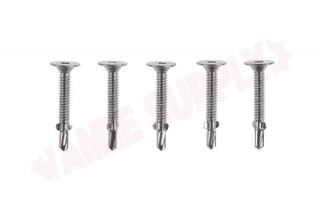 Photo 2 of WKRTZ101716MR : Reliable Fasteners Wood to Metal Screw, Wafer Head, Self Tapping with Reamer, #10 x 1-7/16, 5/Pack