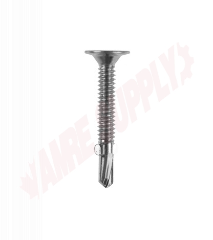 Photo 3 of WKRTZ101716MR : Reliable Fasteners Wood to Metal Screw, Wafer Head, Self Tapping with Reamer, #10 x 1-7/16, 5/Pack