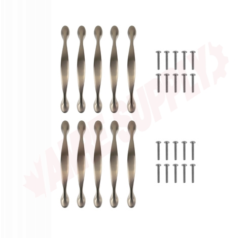 Photo 2 of DP7814195 : Richelieu 3-25/32 Contemporary Pull, Brushed Nickel, 10/Pack