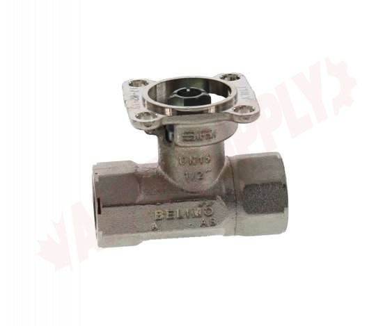 Photo 5 of B211B : Belimo 2-Way Actuator Valve Body Only 1/2 1.9 Cv Ch. Plated Brass Ball & Nickel Plated Brass Stem