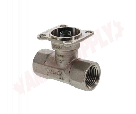 Photo 6 of B211B : Belimo 2-Way Actuator Valve Body Only 1/2 1.9 Cv Ch. Plated Brass Ball & Nickel Plated Brass Stem