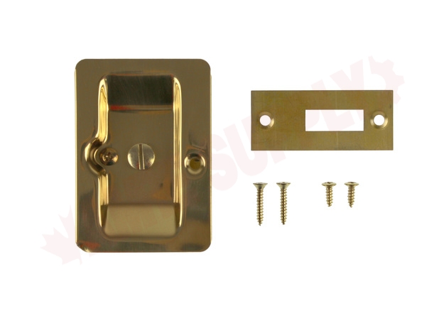 Photo 1 of 33-PB580 : Taymor Sliding Door Lock, Privacy, Polished Brass, C3