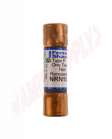 Photo 2 of NRN15 : Mersen Fast Acting Fuse, 15 Amp