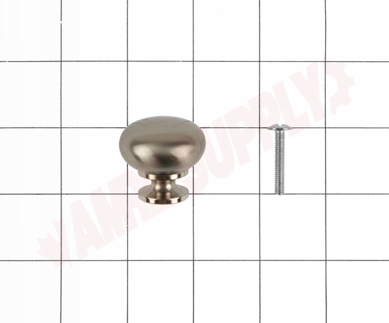 Photo 7 of DP3295195 : Richelieu 1-1/4 Contemporary Knob, Brushed Nickel, 10/Pack