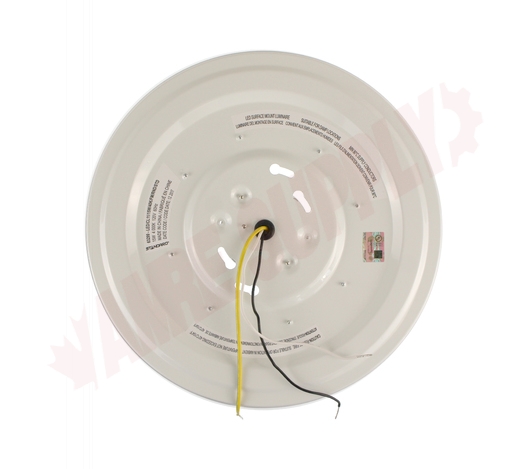 Photo 3 of 63299 : Standard Lighting 11 Flush Mount, White, Frosted Acrylic Round, 15W LED Included, 4000K